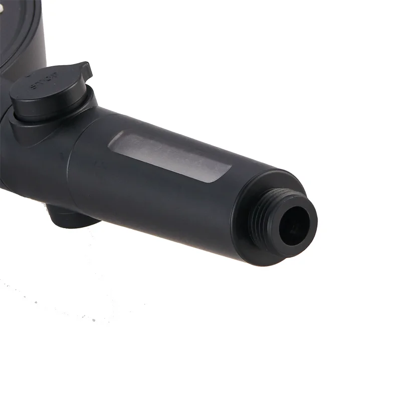 6 Function PP Filter Black Handheld Adjustable Water Flow High Pressure Water Saving Shower Head With Stop Button