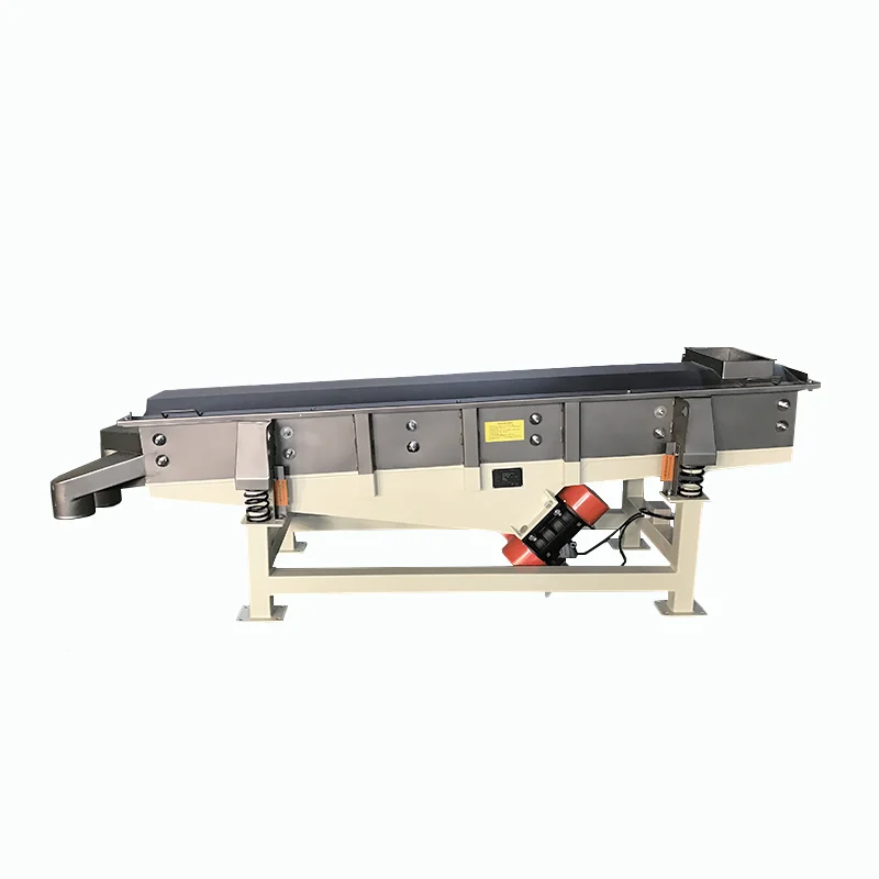 Stainless steel sand sieving machinery linear vibrating sieve for food pharmacy