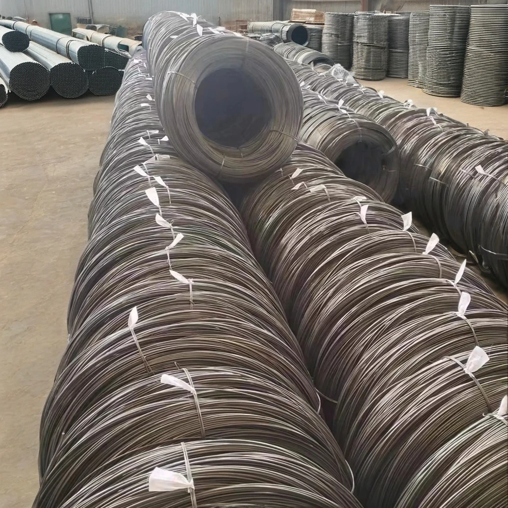 Высокоуглеродистая пружинная стальная проволока горячеоцинкованная железная для строительства связующая
