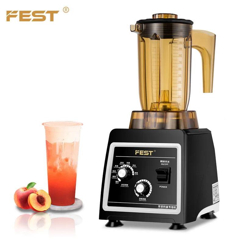FEST High Speed Ten Speed Blender Mixer Juicer Processor Industrial Smoothies Maker Blender Commercial Foods Mixer Blender