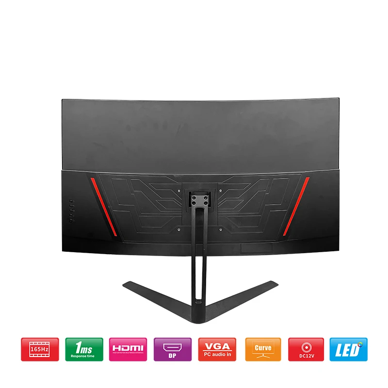 24 27 32 34 49 inch Gaming Monitor 1080P 2K 4K Curved Screen Monitor 144HZ 165hz 240hz 360hz IPS PC LED LCD Ultra Thin Monitor