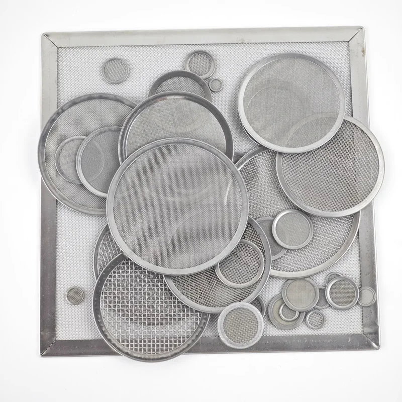 Woven Filter Mesh Discs Stainless Steel 304 316 316L Round Metal Wire Mesh Liquid Coffee Filter Disc