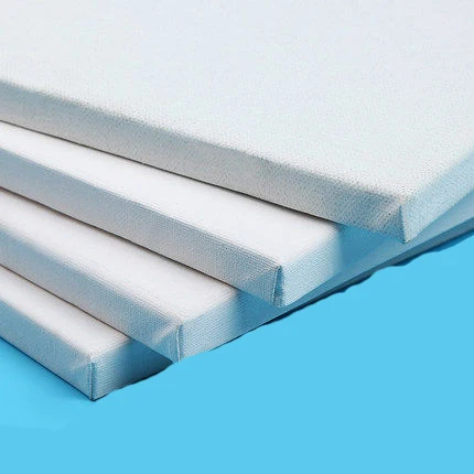 
blank artist stretched canvas with wooden frame 100% cotton 