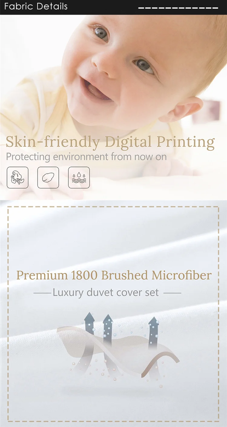 Прямая поставка с завода, низкая цена, прочная роскошная кровать, комплект из 3 предметов, дизайнерские двойные 3D принтованные постельные принадлежности из микрофибры для спальни