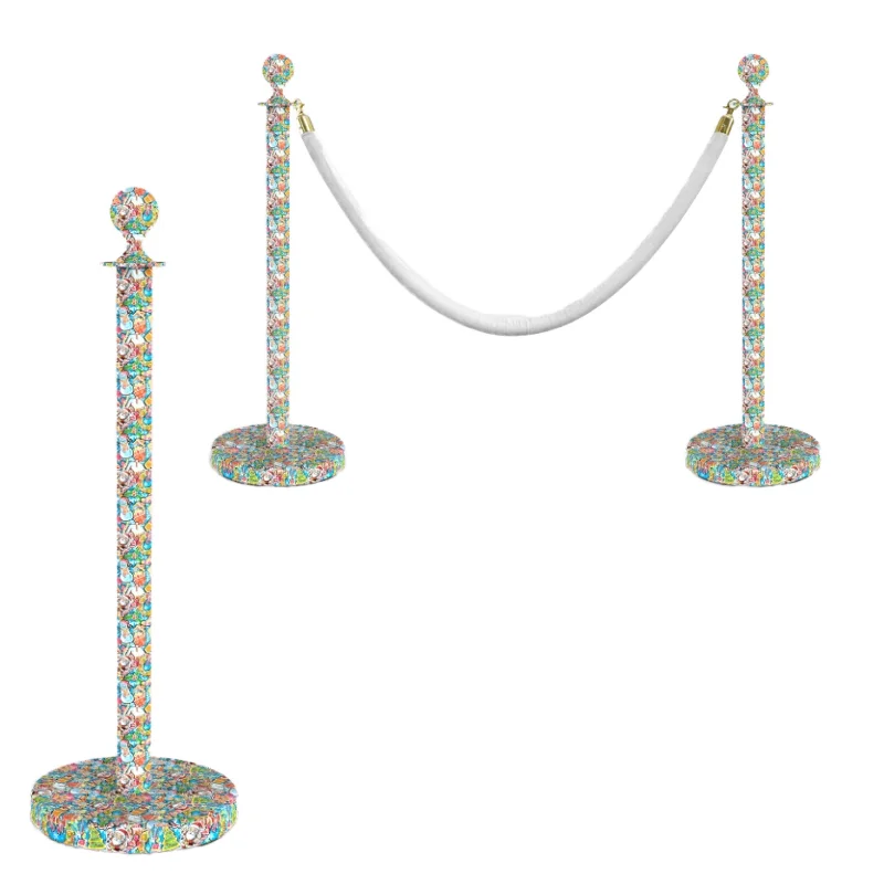 Hot Sale Airport Gift Store Stainless Steel Poles Queue Security Posts Retractable Traffic Safety Fence