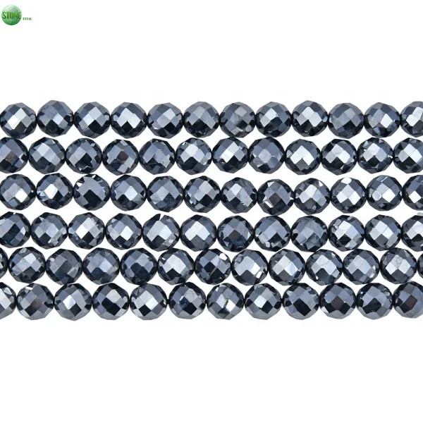  Stonetotal изготовление ювелирных изделий свободные бусины граненые из натурального камня terahertz для браслета ожерелья