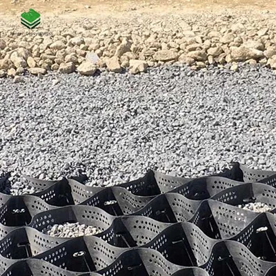 HDPE geocell ground grid paver  for road construction erosion control