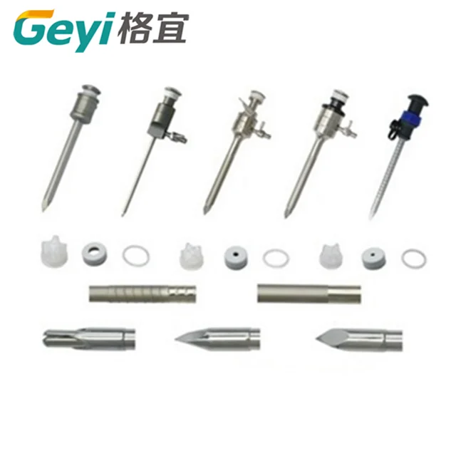 Surgical Instrument Trocar 10mm Flip Type Laparoscopic Medical  Equipment