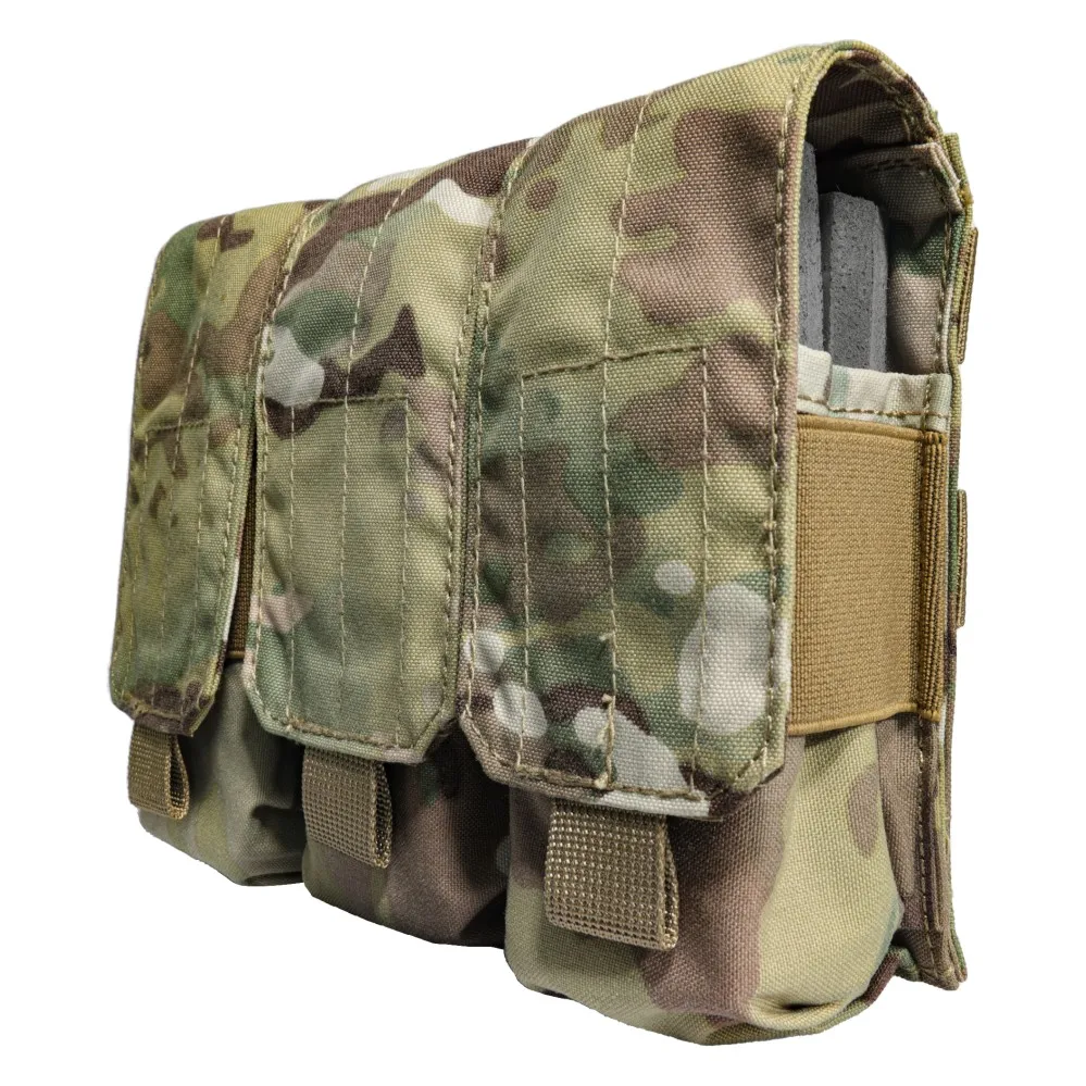 SPARK TAC 1634 Tactical Laser Cut Flap Magazine Pouch Cordura Camouflage Tactical equipment mag pouch