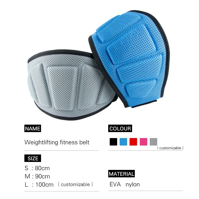  Custom Logo Waist Support Powerlifting Weightlifting Gym Belt Wholesale Nylon Adjustable Weight