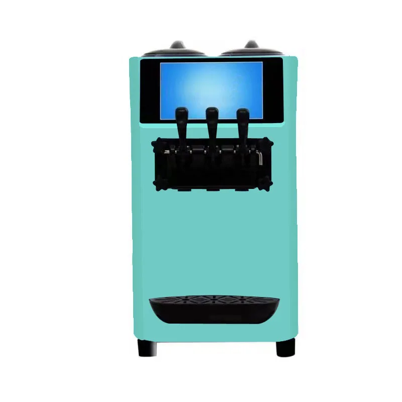 
2 hopper 6L soft serve ice cream making machine with mixer soft fruit ice cream machine 110V/60HZ 220V/50HZ 