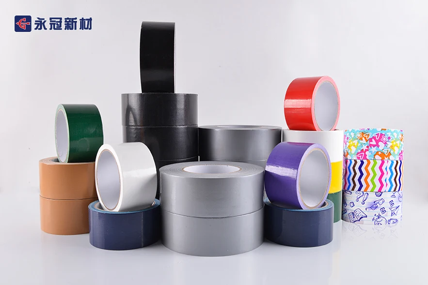 Factory price custom colored strong adhesive  cloth duct tape for carpet edge binding in exhibition weddings