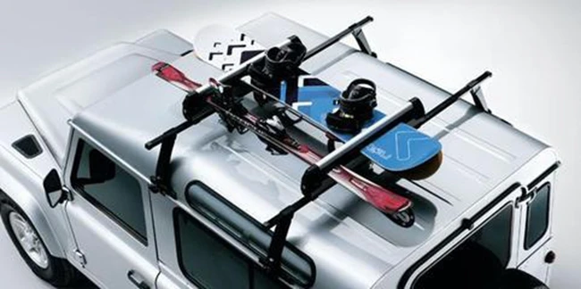 Багажники на крышу сноуборда и лыжного автомобиля