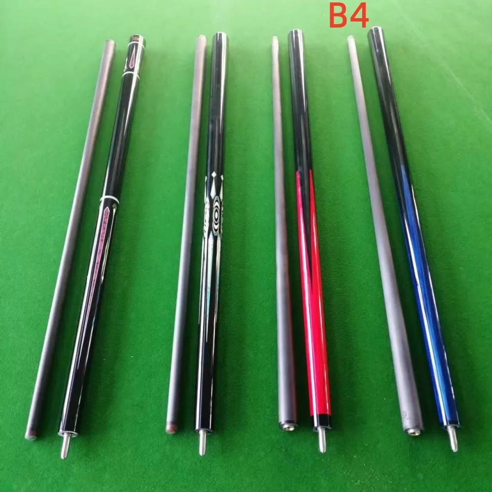 1/2 Split Center Jointed Carbon Fiber Shaft Punch Cue Black Technology Billiard Pool Cue Tip OD12.9MM Uni-lock 19Oz