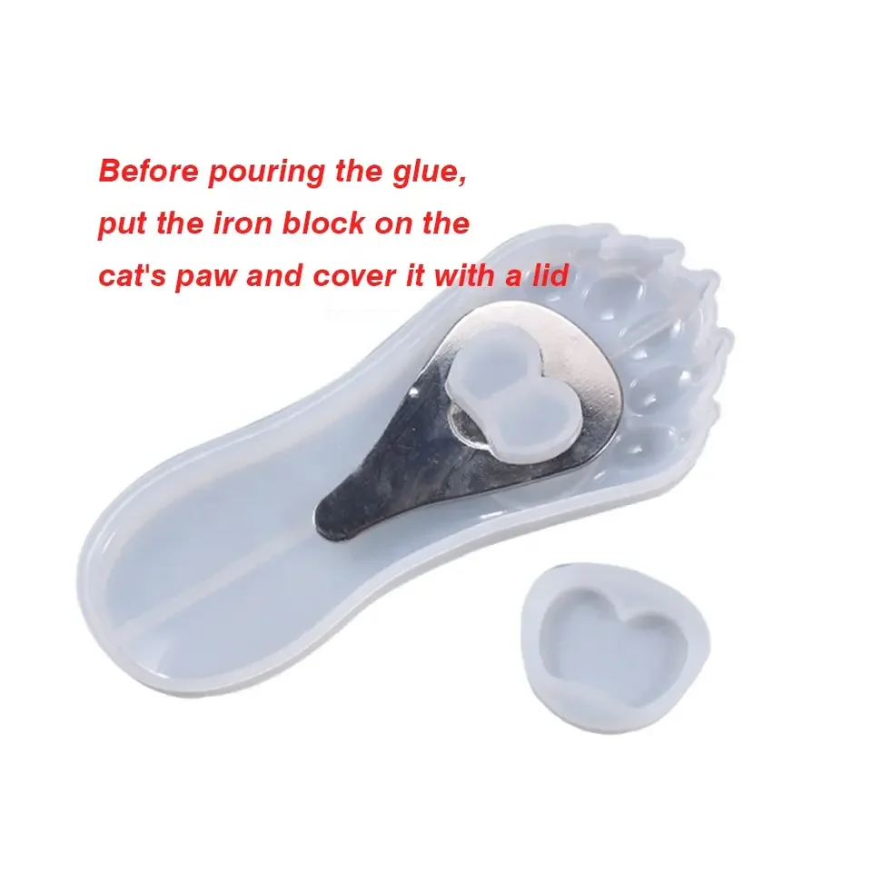 Homesun  Crystal Epoxy Resin Silicone Mold For Handmade Epoxy Resin Beer Spanner Bottle Opener Casting Mold