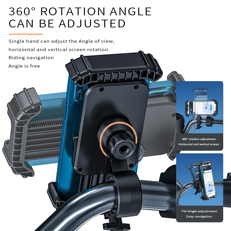 Hot selling cell phone bicycle motorbike motorcycle mobile phone holder stand