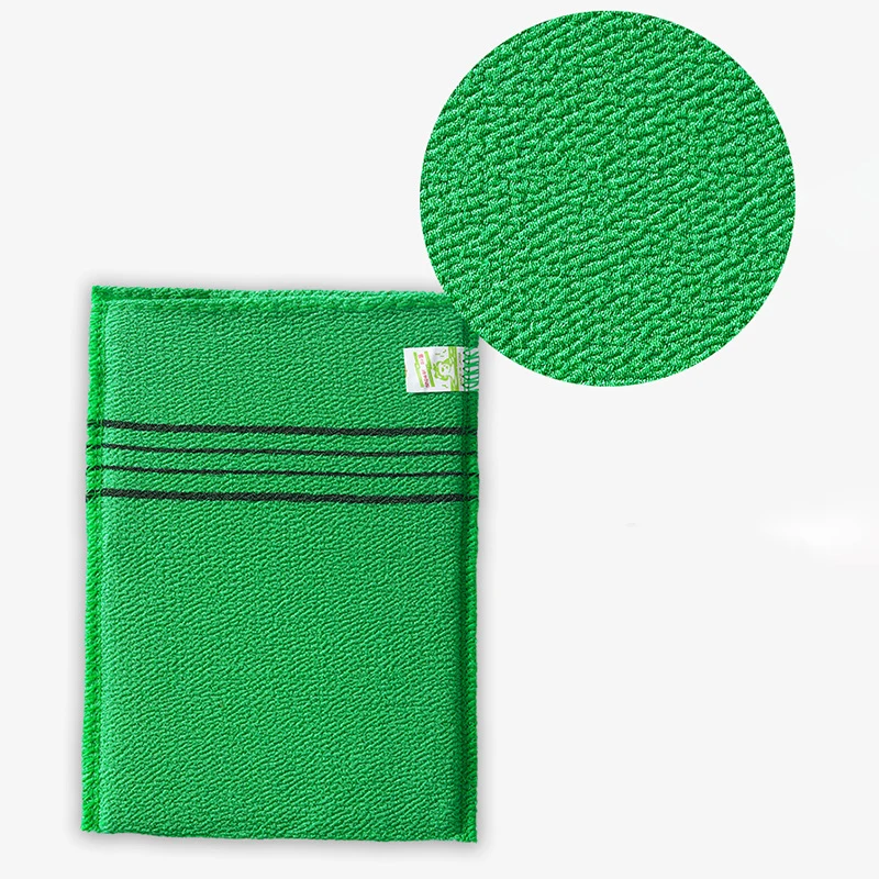 Wholesale Viscose Fiber Exfoliating Body Shower Scrubber Towel Fashion Korean Bath Glove