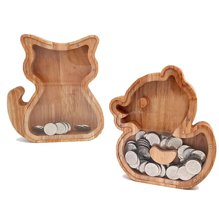 Распродажа, деревянные копилки в форме животных