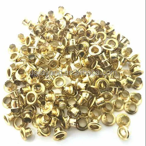 eyelet fastener eyelet button hole anti brass large size metal eyelet round with plastic washer