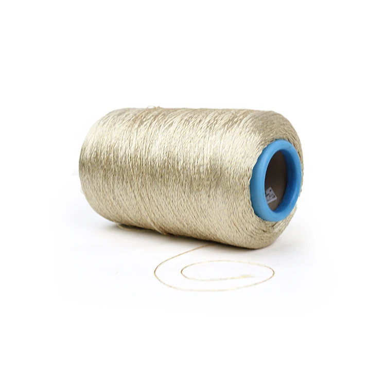 Kingeagle Recommend Elegant 600D/3 Glossy 100% Polyester Lurex Twisted Yarn Decorative Cloth