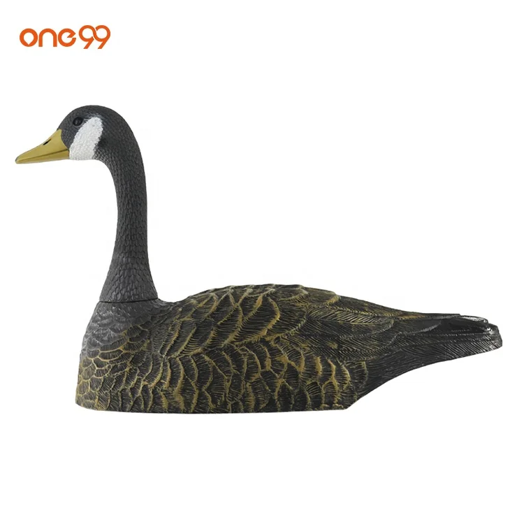 
one99 hot sale lawn snow goose silhouette decoys custom animal garden decoration outdoor plastic animal decoy hunting half shell 