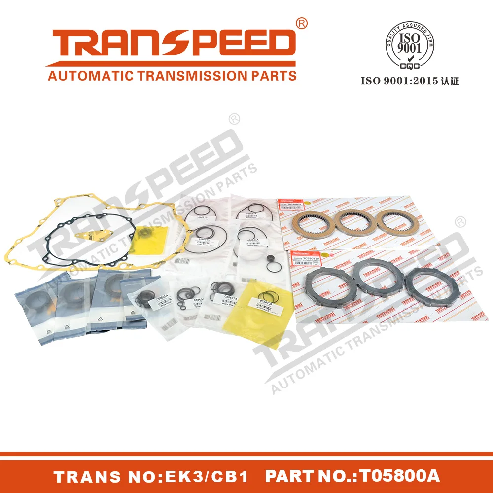Transpeed M4MA A4RA B4RA EK3 automatic transmission gearbox master rebuilt kit T05800A
