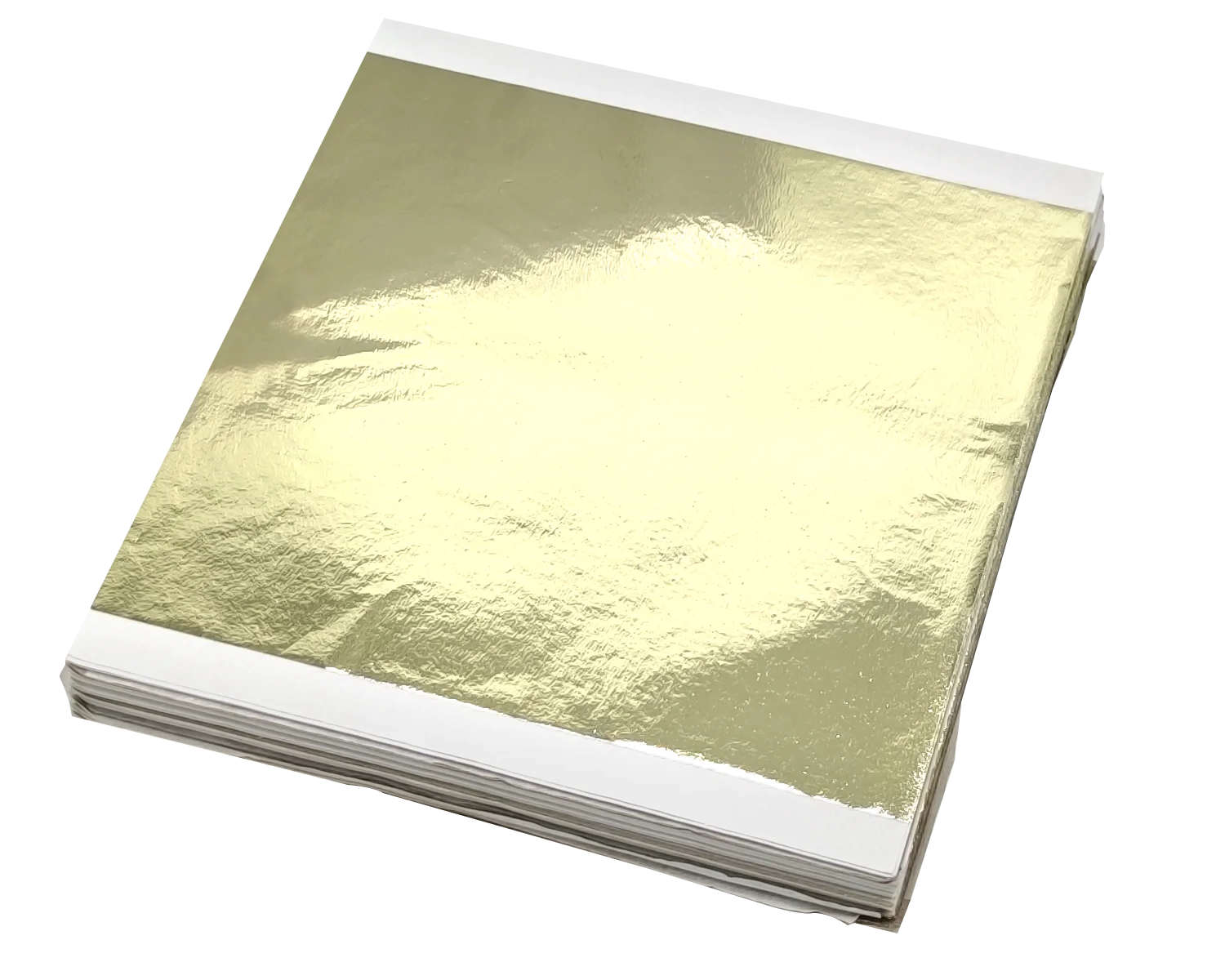 Factory Price 14*14cm Taiwan Imitation Hand Grab Champagne Silver Leaf Foil Sheets Champagne Silver Color Leaf Crafts Decoration