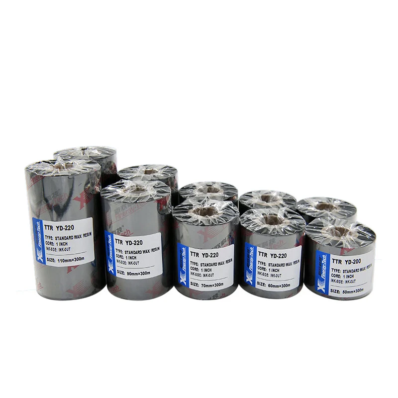 FINERAY High Performance Label Printer Ribbon Thermal Transfer Product Trademark Tag Printing Ribbon