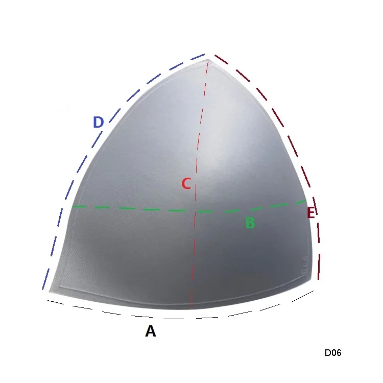 Custom Sponge bra pads  Molded Bra Cup Foam Sport Yoga Pads Padding