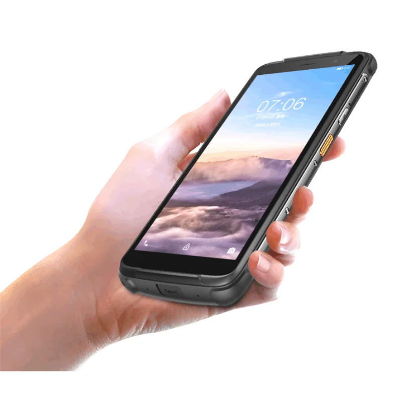 Продажа Прочный сканер штрих-кода 5 7 дюйма IP67 Android 9 0 2D PDA с 4G NFC WIFI