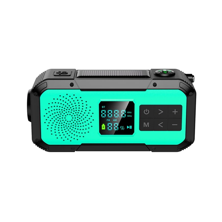 Двойной звуковой Eq бас стерео мультиколонки am fm-радио перезаряжаемое радио в качестве нескольких аварийных