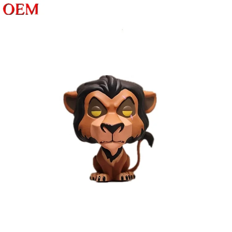 Manufacturer Plastic Pumba King Cartoon Characters Toy Animal Figure