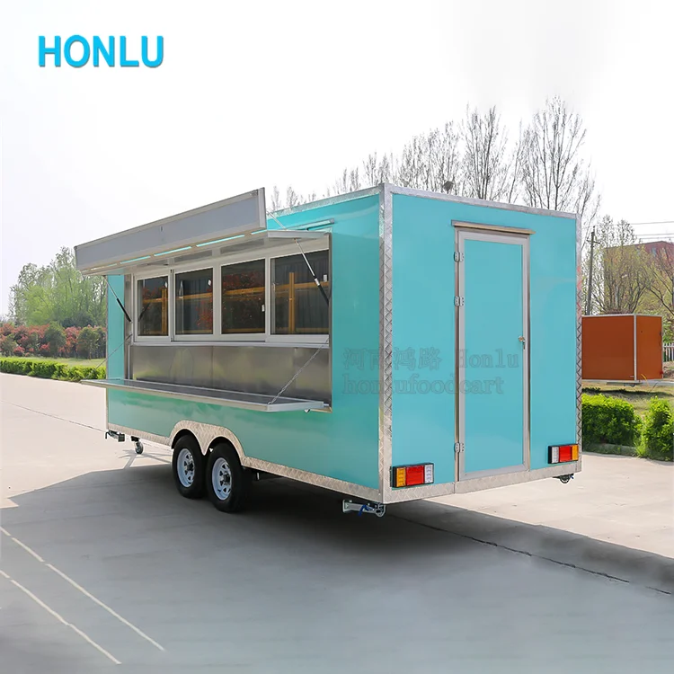 Мобильный прицеп для хот-догов завод Henan изготовленный на заказ кухонное оборудование продажи