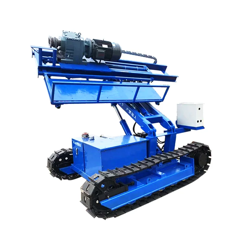 Mining drilling rig rotary drilling soil sand gravel pebble rock construction hydraulic drifter anchoring drilling