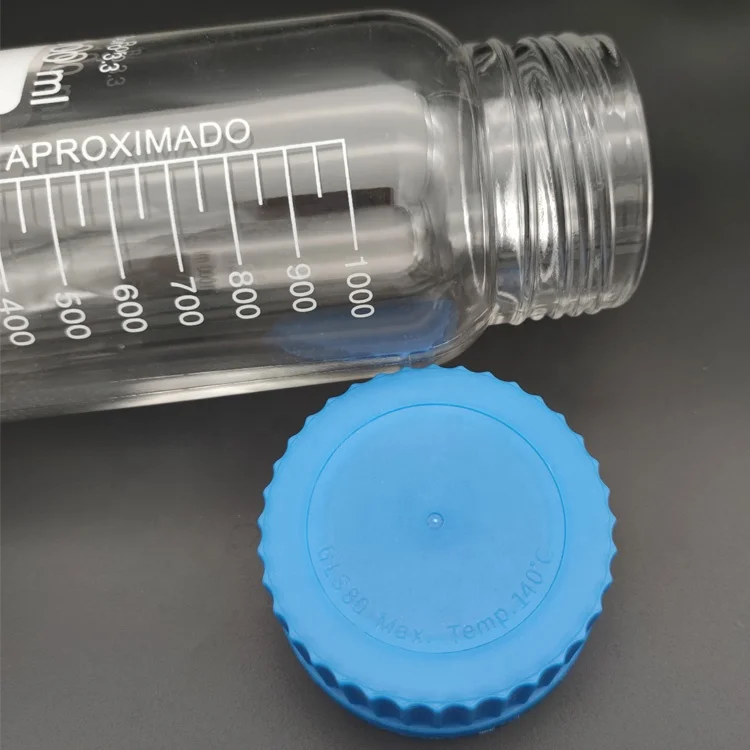 Tiandi Lab 1000ml GL80 Borosilicate Glass Reagent Bottle