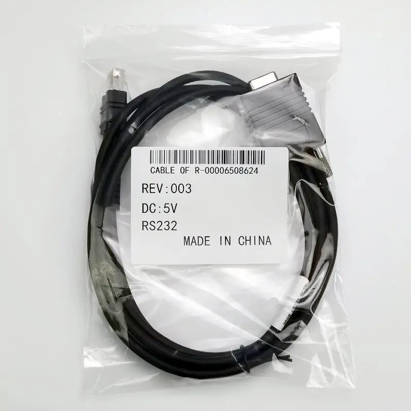 ODM OEM 2M RS232 Serial To Rj45 Rj50 10P10C Pos Barcode Scanner Data Cable Compatible New For Zebra Li3608 Li3678 Ds3608 Ds3678