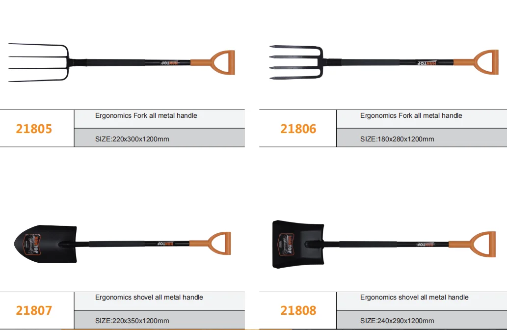 21801 Ergonomics shovel all metal handle