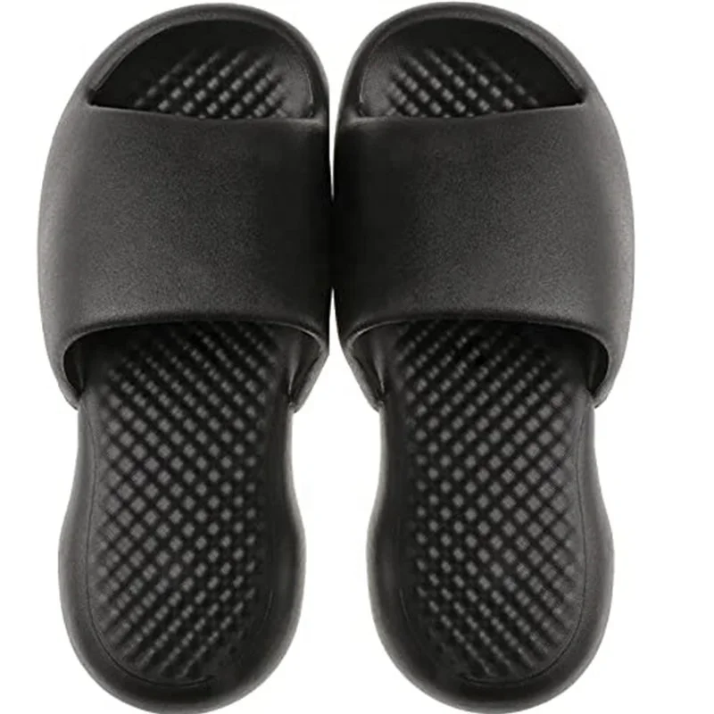blank slide foot wear mens male slippers casual custom mens genuine leather slippers pam bed room slippers for men luxury