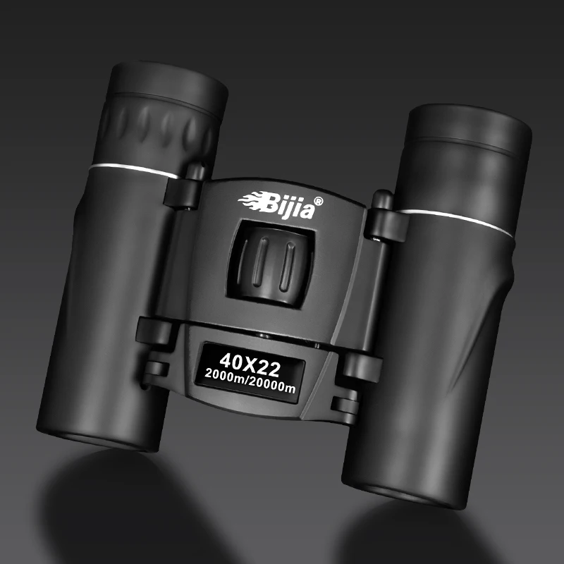 BIJIA Factory OEM 40x22 mini folding toy binoculars professional telescope opera glasses for hunting travel