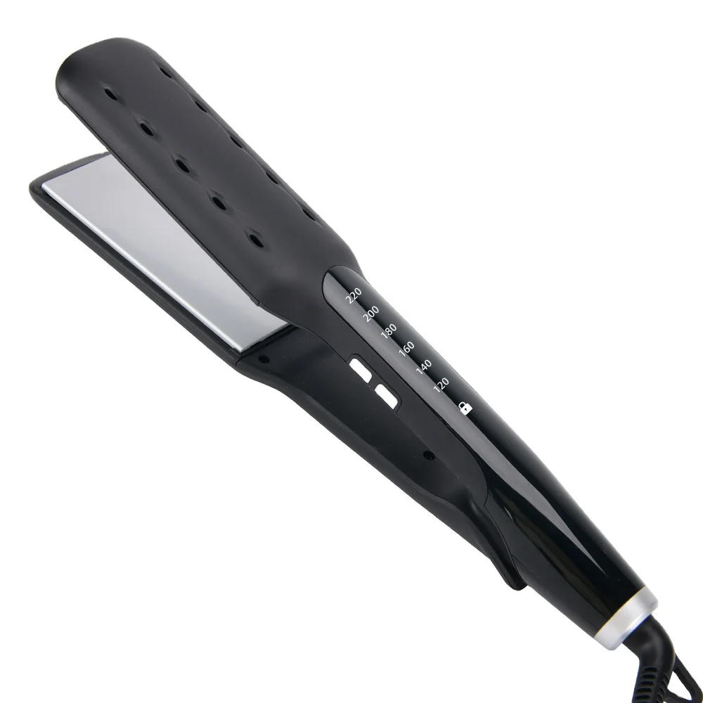 LCD Display planchas de cabello Professional Flat Iron Private Label Ceramic Coating Electric Hair Straightener