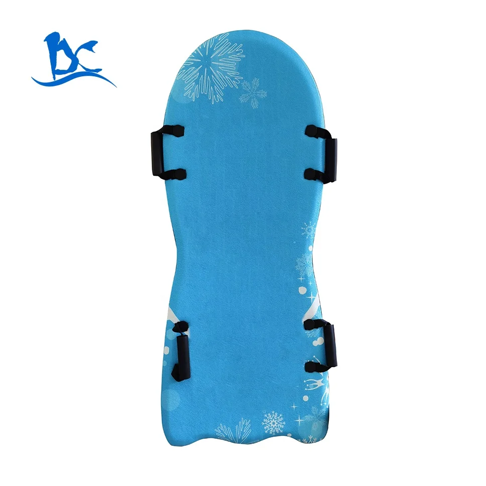 Открытый зимний пенный сноуборд 48 'Шелковый экран PE детские снежные лыжные Санки для двоих