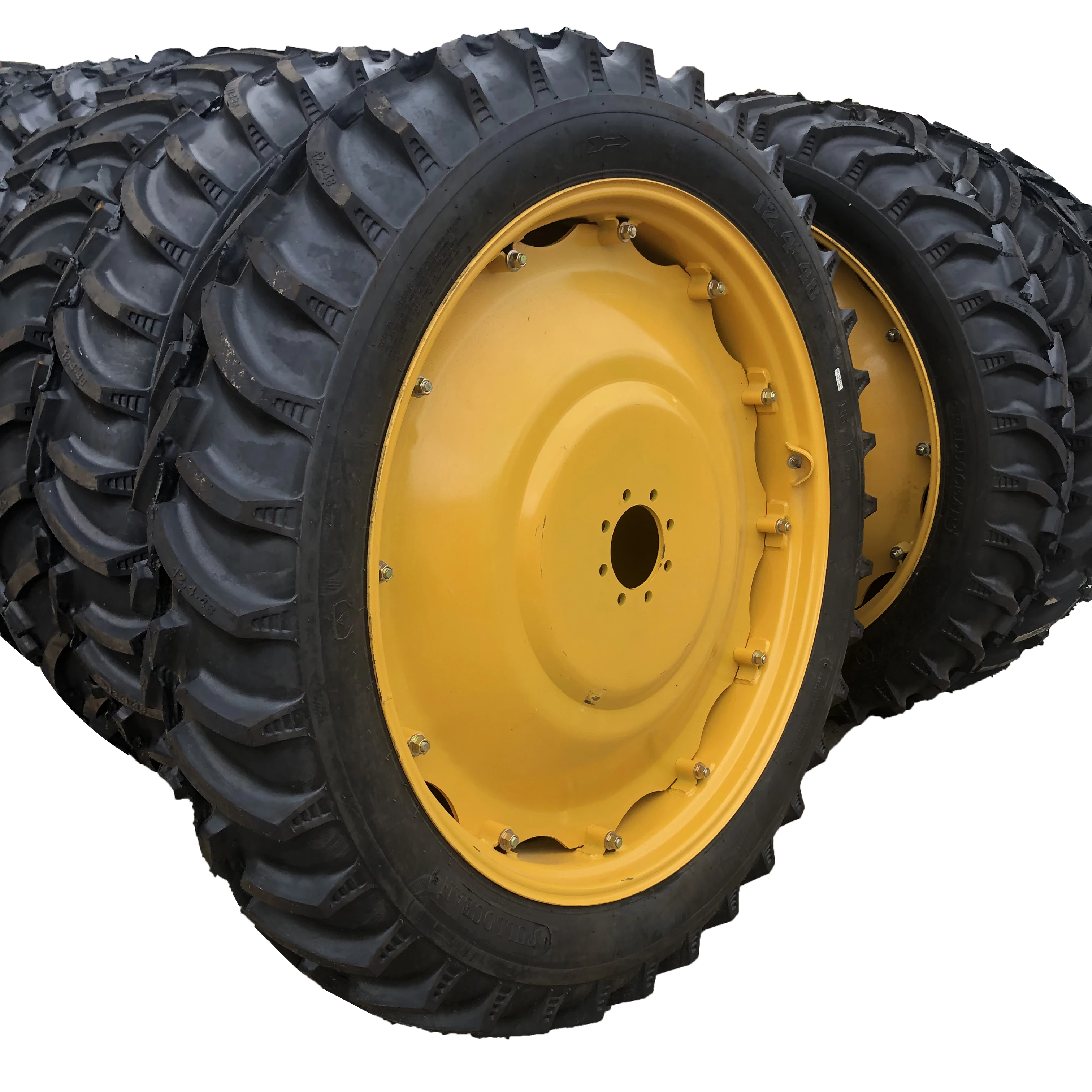 Chinese tyre 12.4-48 agricultural tire 12.4x48 wheels tractor tire rim