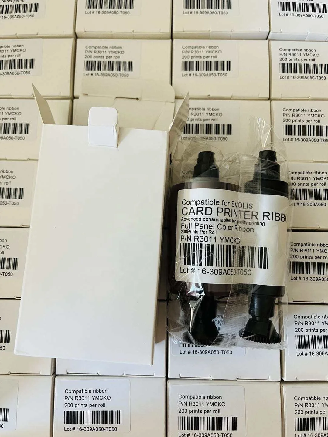 Evolis R3011 YMCKO Compatible Ribbon For Evolis Pebble