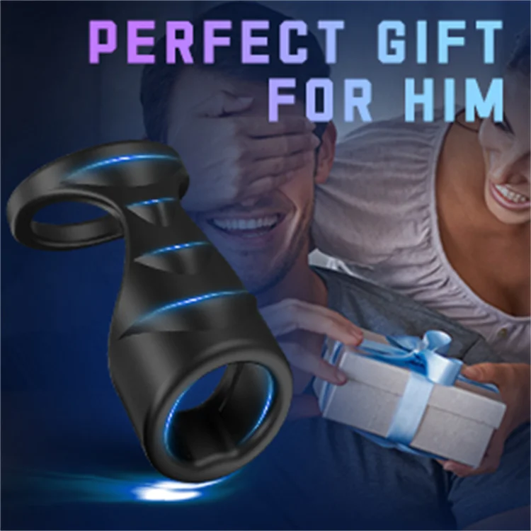 Liquid Silicone Cock Ring, Ultra Soft Premium Stretchy Penis Ring for Last Longer Harder Stronger Enhancing Sex Toy for Men
