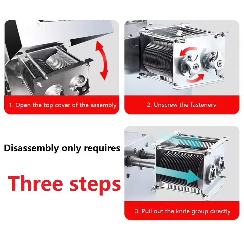 Wholesale Fully Automatic Meat Slicing And Grinding Machine Vegetable Meat Slicing Machine