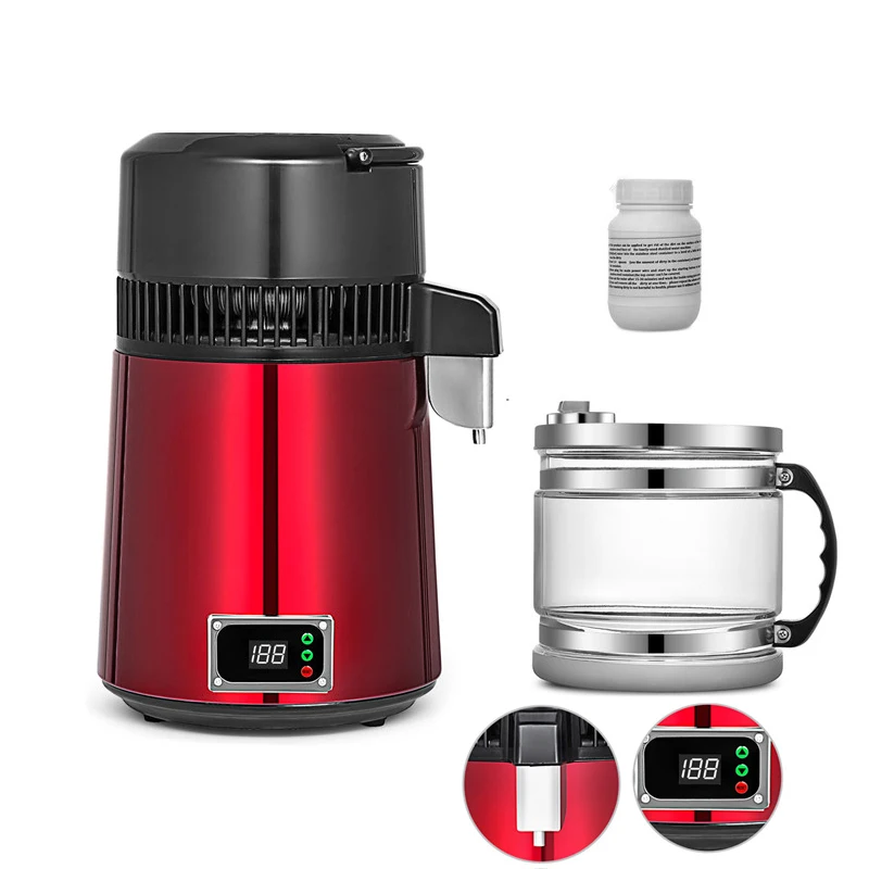 High Quality 4L Laboratory Home Use Water Distiller Distilled Water Machine for Sale