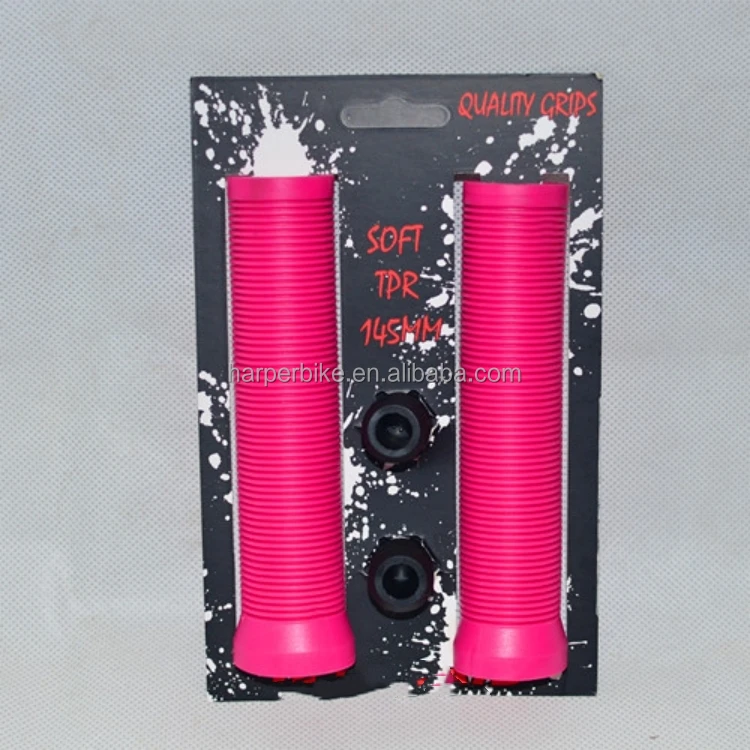 Colorful design bicycle handle rubber grips with mixed color for BMX and Stunt Scooters