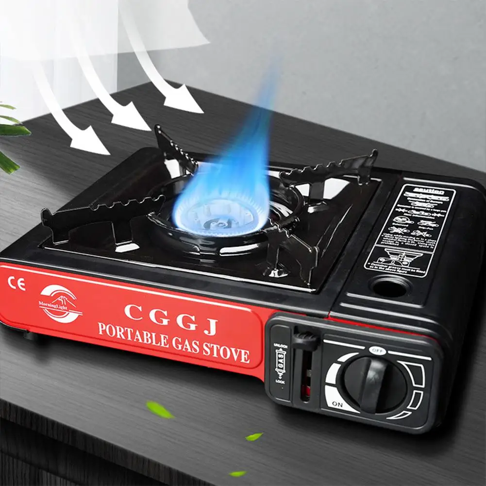 
Portable Butane Gas Stove Good Heat Dissipation Strong Firepower Gas Stove for Home Picnic 