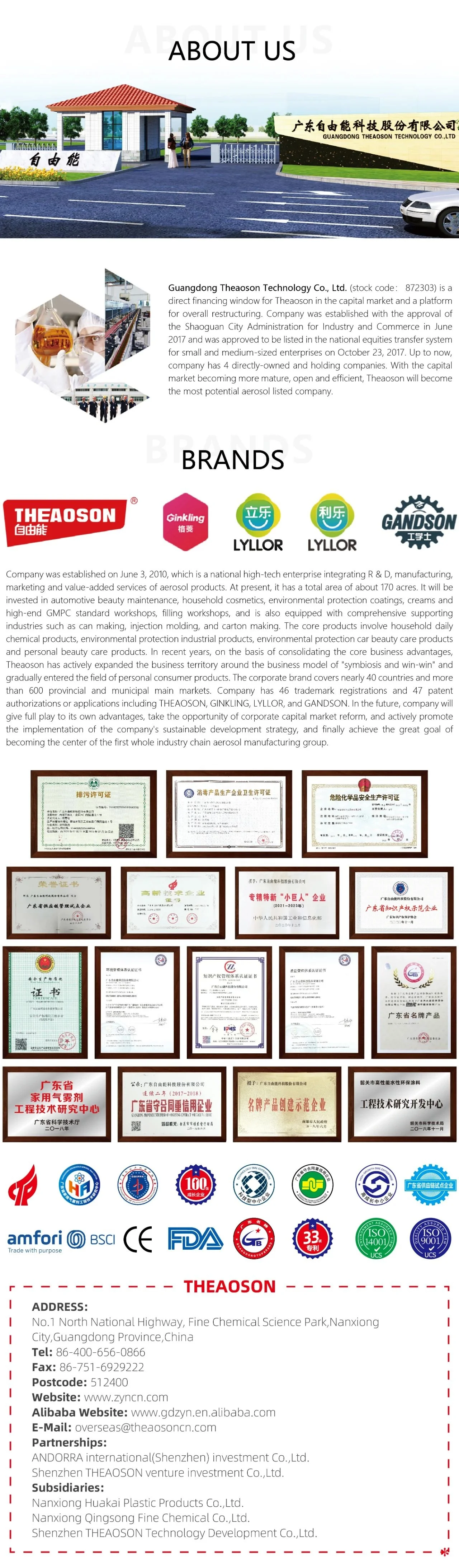 Theaoson Best Quality Custom Logo Waterless food Grade Gel 500ml 75% Alcohol Antiseptic Hand Sanitizer