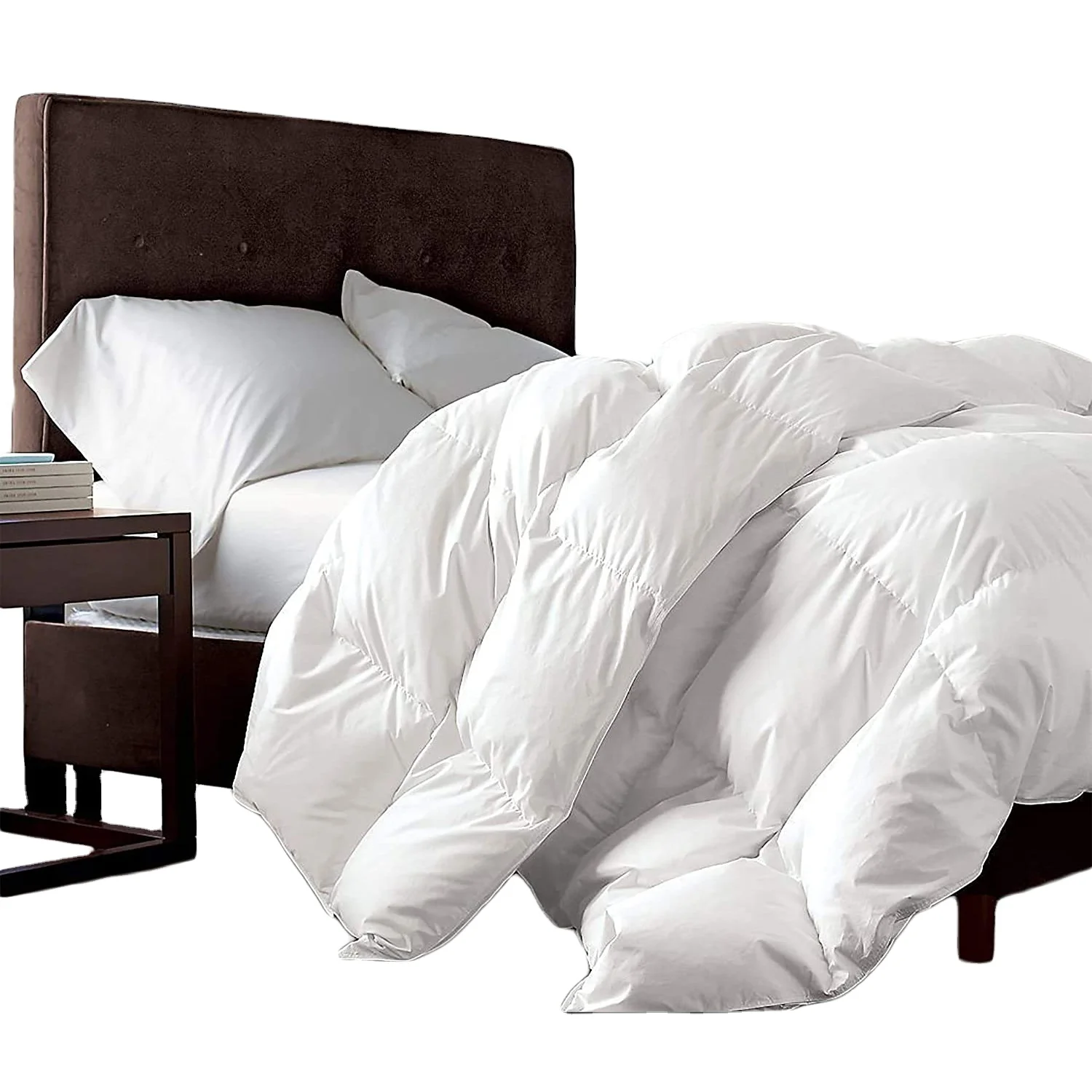 
High Quality King and California King Size Siberian Goose Down Comforter 100% Egyptian Cotton Comforter 